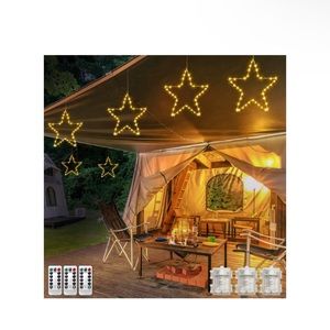 Christmas Window Star Lights, 45 LED Star Lights